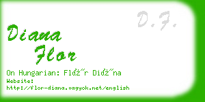 diana flor business card